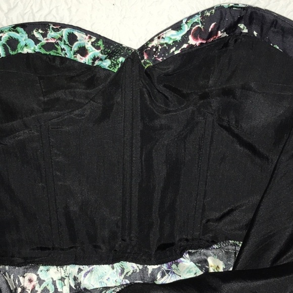 Twelfth Street by Cynthia Vincent Strapless Floral Cocktail Dress - Picture 6 of 9